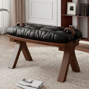 Middle ancient style saddle stool shoe changing stool doorstep household stool entrance door small low stool sofa stool bedroom bed end stool