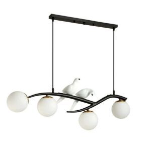 S&K【In Stock】 dining room pendant light modern minimalist living room chandelier bedroom lamp bar lamp