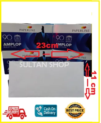 AMPLOP PUTIH PAPERLINE 90 PPS / AMPLOP POLOS PAPERLINE 90 PPS (100 LB)