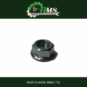 MUR FLANGE 8mm "12 - MOR BIBIR RING TOPI MUR "12 GER BELAKANG HONDA (Harga Per 1 Biji)