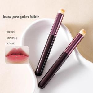 Kuas Bibir Kepala Bulat Kuas Pencampur Lipstik Kepala Bulat Kuas Concealer Kuas Makeup Bibir Portabel