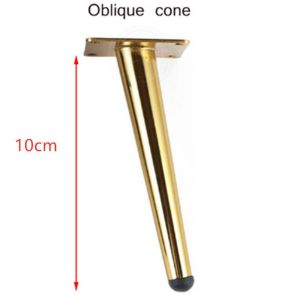 10/15/25/30cm Anti-Rust Kaki Sofa Besi / Kaki Sofa Besi Gold Stabil Kaki Kursi Besi Kuat Untuk Sofa Lemari Dan Meja Kopi