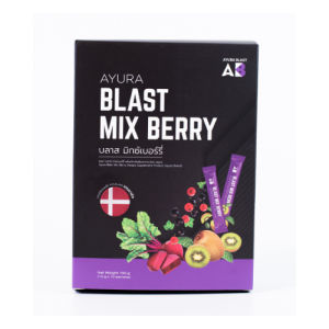Ayura Blast Mix Berry Pre Workout อยุรา บลาส มิกซ์เบอร์รี่ เครื่องดื่มก่อนออกกำลังกาย 10 sachets (10 ซอง/กล่อง) 10x15g fitto