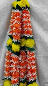 E0+18 ST88 Marigold Flower Wall Door Wedding Pelamin Decoration Thoran