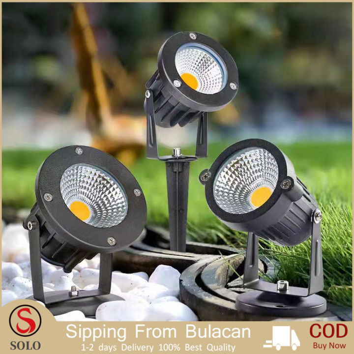 Cob Garden Lawn Light Lp65 Waterproof Outdoor Spotlight Led Spike Lamp Path Landscape Spot Light 7789