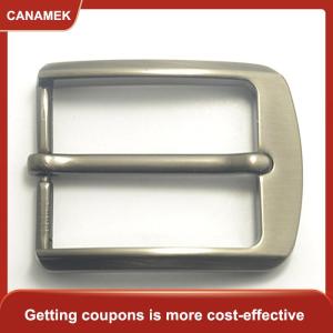 【CANAMEK】 35 Mm Kẽm Hợp Kim Người Đàn Ông Của Giản Dị Vành Đai Khóa End Bar Gót Chân Khóa Duy Nhất Pin Khóa