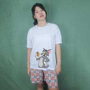 Setelan kotak Tom & Jerry // SETELAN KOTAK WANITA