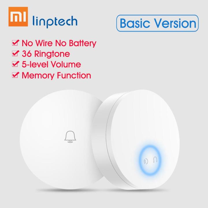 Xiaomi Mijia Linptech Self Powered Wireless Doorbell Self