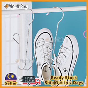 Drying Shoe Hanger Durable Easy Drain Stainless Steel Shoe Hanger Shoe Drying Holder Worthbuy [1PC]