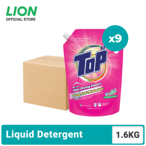 [CARTON DEAL] TOP Concentrated Liquid Detergent Blooming Freshness Refill 1.5kg