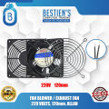 FAN BLOWER / EXHAUST FAN, 220 VOLTS, 120mm, ALLAN. 