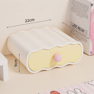 MLADEN Desk Drawer Organizer Box Multi-Purpose Storage for Jewelry Makeup Dustproof Holder for Dorm Room Bedroom