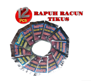 PROMO !!! 12pcs mao wang racun tikus merah hologram