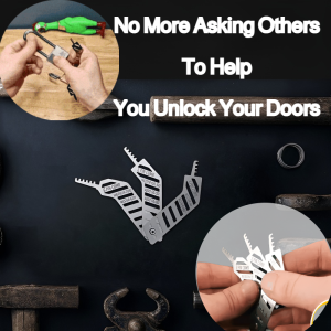 Portable Multifunctional Locking Tool trument Outdoor Invisible Locking Tool Portable travel multifunction unlocking tool