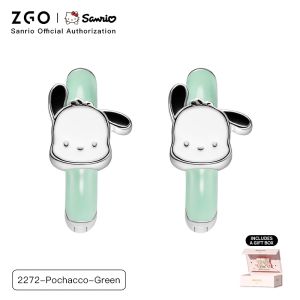 ZGO X Sanrio Cinnamoroll ต่างหูแฟชั่นน่ารักสำหรับเด็กผู้หญิงบรรจุภัณฑ์ของขวัญวันเกิด2272