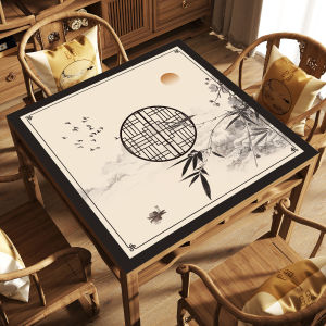 Guan Dan Thảm trải bàn Mạt chược Khăn trải bàn trò chơi xì phé dày đặc biệt chống trượt cách âm giảm tiếng ồn Tấm trải pha trà vuông