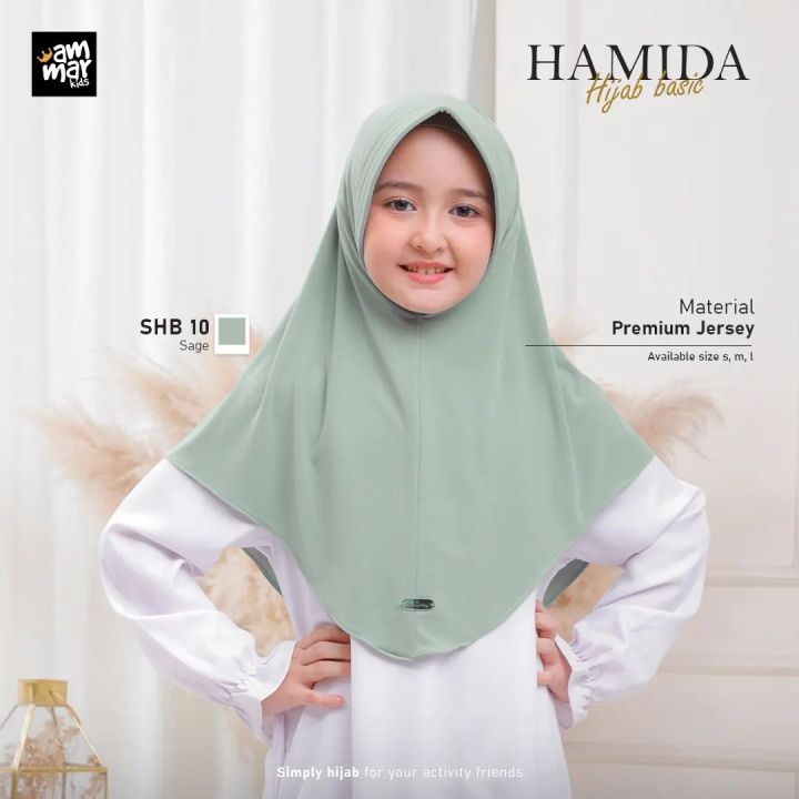 HIJAB BERGO SPANDEK JERSEY ANAK SEKOLAH SD/SMP/SMA \ KERUDUNG BASIC ...