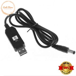 Cáp Chuyển Đổi USB 5V Lên Nguồn DC 12V - Dùng Cho Thiết Bị Dùng Nguồn 12V  (Loại Tốt)