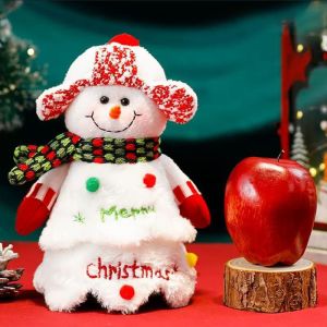 LETOY Cartoon Christmas Candy Bag Cute Snowman Gift Bag Merry Christams SantaClaus Candy Storage Bag Children