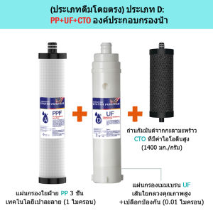 TROUWIDS เครื่องกรองน้ำดื่มในบ้าน ตัวถังสแตนเลสเกรด 304 ระบบ 3 ไส้กรอง (PP/UF/CTO) น้ำสะอาดดื่มได้เลยโดยไม่ต้องต้ม