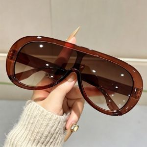 ZYJC Khung lớn Kính râm cỡ lớn Chống tia cực tím Tích hợp Kính thời trang  Kính chống nắng UV400 Phụ nữ Nam giới
