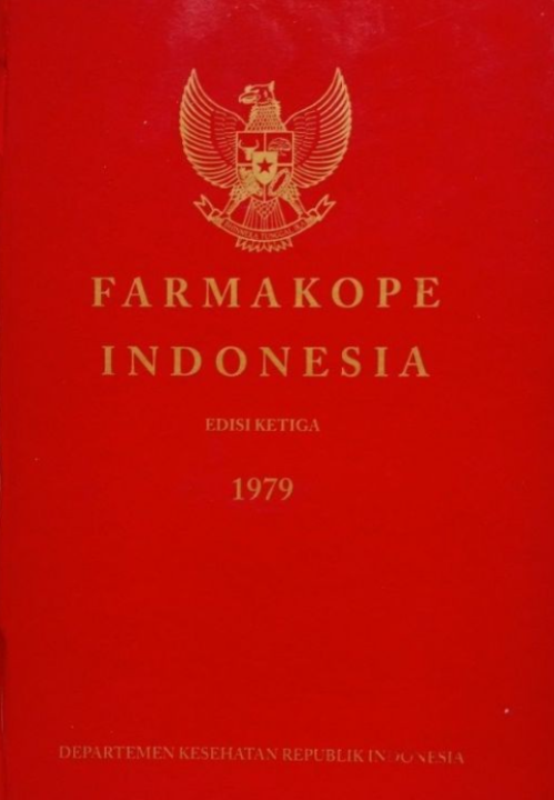Buku Farmakope Indonesia - Edisi 3 - 1979