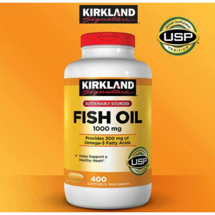 Price Costco Omega Kirkland Signature Fish Oil 1000mg 400 Softgels