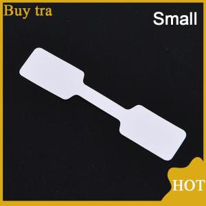 [Buytra] ป้ายราคาสีขาว100ชิ้นพร้อมเชือกแขวนเครื่องประดับรองเท้าเครื่องเขียนผ้า