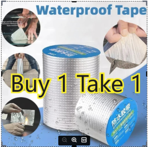 Heavy Duty Waterproof Repair Tape 5M x 5cm Instant Leak Seal for PVC Pipe Roof Hose & Tank Extreme Weather Resistant Adhesive Patch for Plumbing Emergency Fix (UV & Chemical Resistant Self-Fusing)
