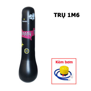 [TẶNG BƠM] Bao Cát Võ Thuật - Trụ Hơi Đấm Bốc Phản Xạ Cho Trẻ Em Kích Thước 1m6