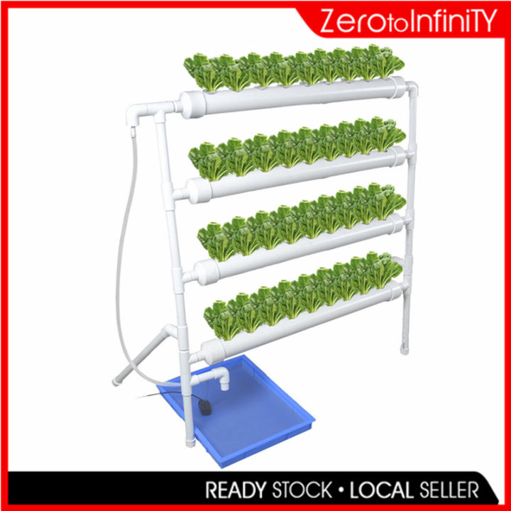 z2i 🛒 Hydroponic Set / Hidroponik Set 36 Holes Ladder Four Tier - DIY ...