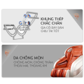 Ghế massage toàn thân, Ghế mát xa toàn thân, Ghế mát xa trị liệu, Ghế matxa cao cấp công nghệ Nhật Bản. Bảo hành 5 năm - TOP431. 