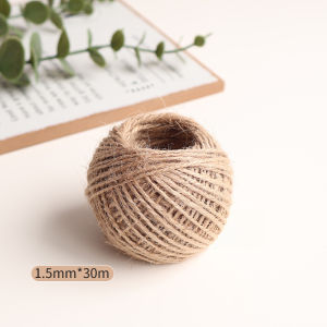300M Natural Jute Twine Rope 1mm Twisted Hemp Cord String for Crafts DIY Gift Wrapping