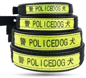 vòng cổ chó lớn policeDOG cao cấp dày dặn 3 lớp có chốt chống xoắn hợp kim siêu bền và chắc chắn