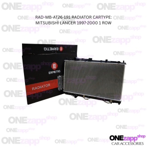 RAD-MB-AT26-191 RADIATOR CARTYPE: MITSUBISHI LANCER 1997-2000 1 ROW
