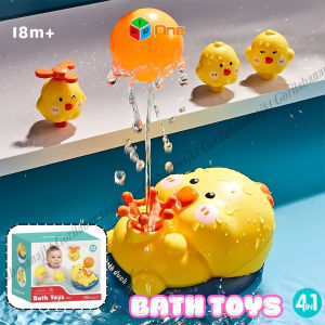 Mainan anak bath toys alat semprotan mandi bayi 4 in 1