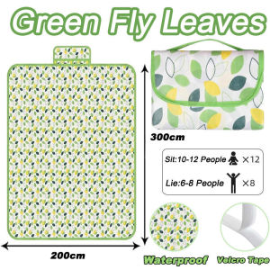 2x3Meter Camping mat/Picnic mat  Waterproof Portable Beach Mat for Camping Festival Durable Oxford Cloth  Design