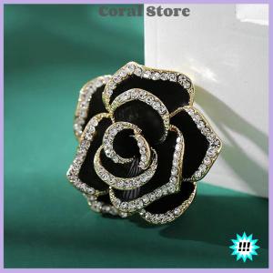 【Coral】💖【HOT SALE】🎈🎈 เข็มกลัดดอกไม้รูปดอกคาเมลเลียสำหรับผู้หญิงเครื่องประดับแฟชั่น1ชิ้น