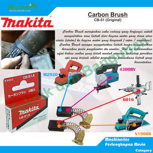 Carbon Brush CB-51 Makita (Original B-80232)