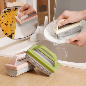 Multifunctional Strong Brush Bathroom Tile Cleaning Brush Multi-Use Scrub Brush with Handle for Kitchen Pot Stove Wall Clean
