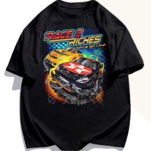 KAOS BAJU VINTAGE DISTRO NASCAR MOBIL CARS 3 / KAOS OVERSIZE VINTAGE PKMRKT Katun 24S Santai Crew Neck Hitam