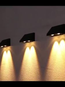 OOKAS Solar Light Outdoor Waterproof 2/3/4/5 LED Wall Light Garden Decoration Wall Lamp Solar Lights