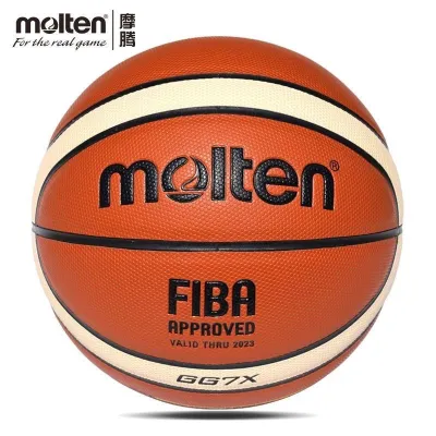 MOLTEN GG7X Premium Leather Indoor/Outdoor Basketball Ball - FIBA Approved New Condition Size 7