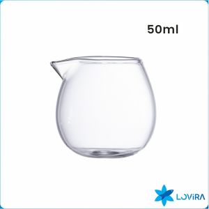 LoviRa Mini Milk Cups Japanese-style Small Milk Cups Espresso Cups Small Size Glass 20ml 50ml
