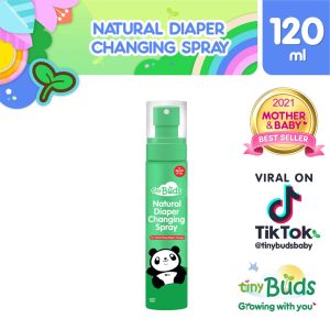 Tiny Buds Fresh Change Micellar Water Diaper Changing Spray (120ml) | Formerly known as Quick & Easy Natural Diaper Changing Spray
