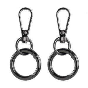 Metal Lobster Claw Clasp with Key Rings Keychain Rings for Jewelry MakingLanyard Clips Snap HookSwivel Clasps Clips