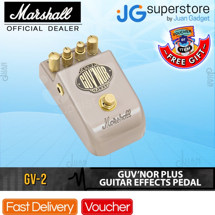 Marshall GV-2 GUV'NOR Plus Guitar Effects Pedal | JG Superstore