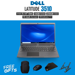 DELL Latitude 3510 Laptop - Intel i5-10310U 16GB RAM  256GB SSD  15" FHD Screen Display (w/ FREEBIES)