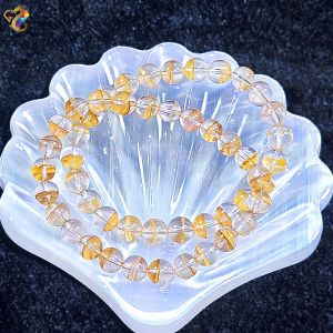 Collection Ceiling Grade Rare Sky Garden Wealth Bowl Golden Healer Hematoid Bracelet