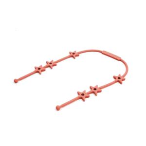 Baby Pacifier Clip Soft Silicone Pacifier Chain Infant Teething Toy Strap Adjustable Toddlers Dummy Nipple Holder Clip